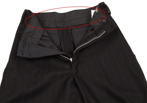 YOHJI YAMAMOTO Y's for Men 90s 3-Tuck Side Stripe Slacks