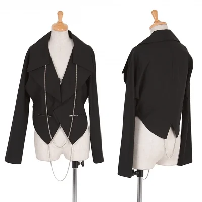 【SALE】ワイズ レッドレーベルY's red Label チェーン装飾コットンジャケット