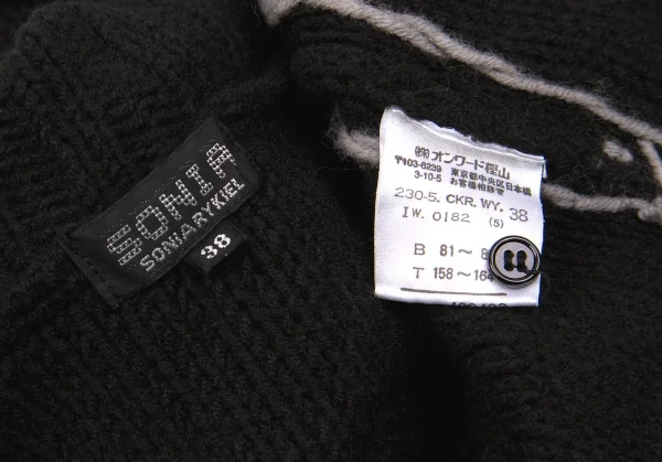 (SALE) SONIA RYKIEL Side Stitch Knit Sweater K-55874_016