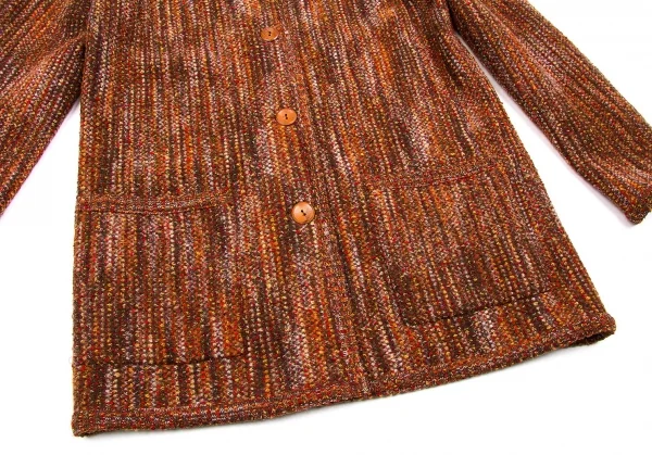 (FINAL PRICE) MISSONI Mix knit no collar jacket K-56191_007