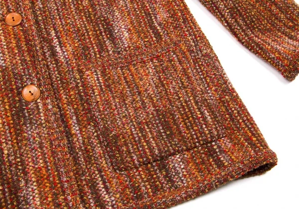 (FINAL PRICE) MISSONI Mix knit no collar jacket K-56191_008