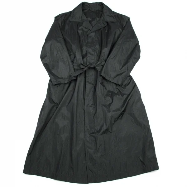 ヨウジヤマモトプールオムYohji Yamamoto pour homme ナイロンロングコート