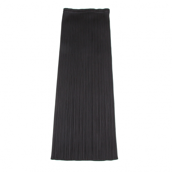 ISSEY MIYAKE PLEATS PLEASE フレアロングスカート 黒