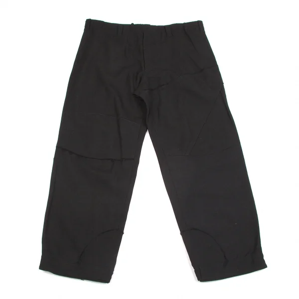 【SALE】ワイズフォーメンY's for men 切替デザイン裾ジップウールパンツ