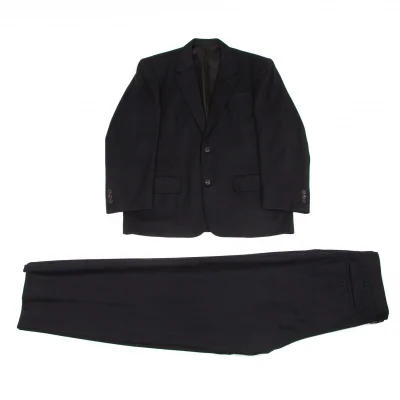 【最終値下げ】ワイズフォーメンY's for men ２Bウールジャケットセットアップスーツ 濃紺