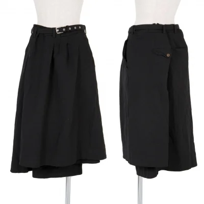 【SALE】コムデギャルソンCOMME des GARCONS ポリ製品染めドッキングパンツ