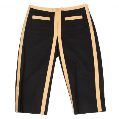 【SALE】ジャンポールゴルチエファムJean Paul GAULTIER FEMME ラインデザインコットンハーフパンツ