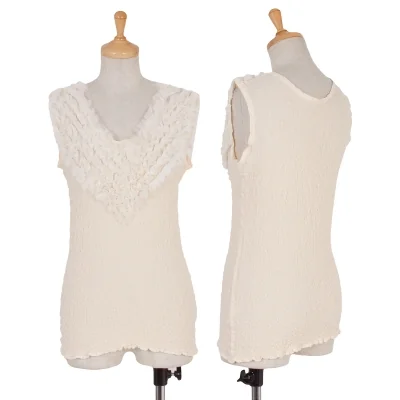 【SALE】イッセイミヤケミーISSEY MIYAKE me 装飾カリフラワーノースリーブ