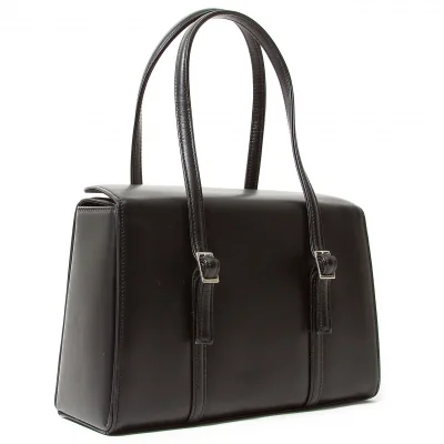 【SALE】アニエスベーagnes b. レザーミニハンドバッグ 黒