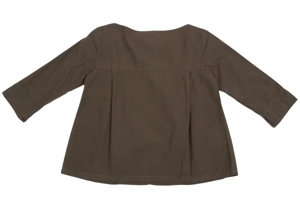 【SALE】R by 45rpm コットンチュニックブラウス 淡茶1 K-58040_012