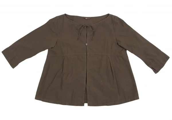 【SALE】R by 45rpm コットンチュニックブラウス 淡茶1 K-58040_002