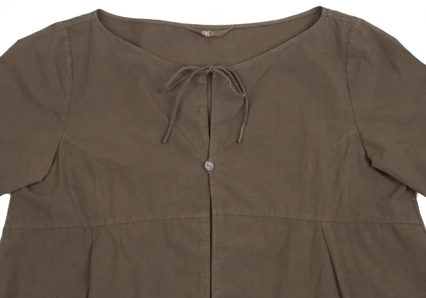 【SALE】R by 45rpm コットンチュニックブラウス 淡茶1 K-58040_003