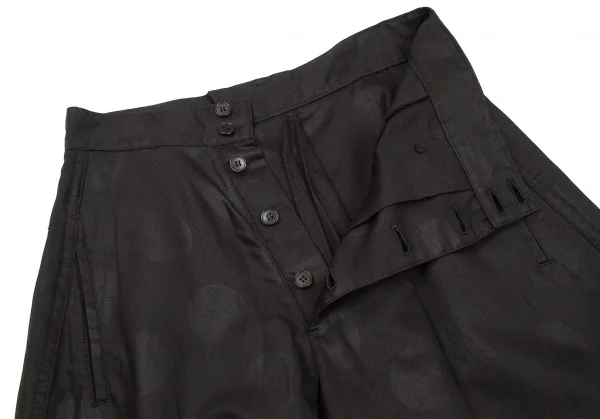 Y's ワイズ /// コットンリネン後ラップパンツ 黒 size 2