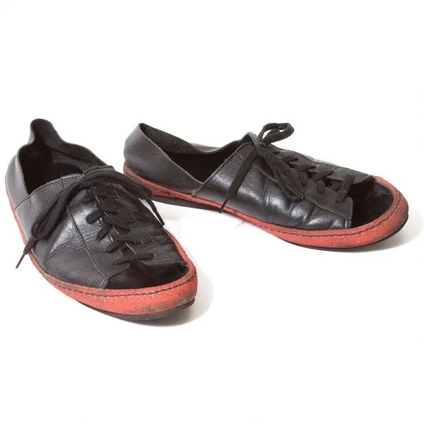 ヨウジヤマモトプールオムYohji Yamamoto POUR HOMME レースアップレザーサンダル