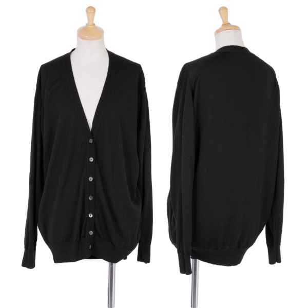 JOHN SMEDLEY ジョンスメドレー カーディガン ブラック M トップス