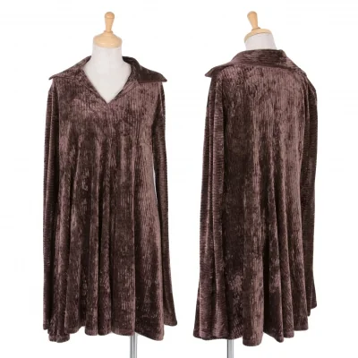 ジジリgigli ベロアプリーツチュニック