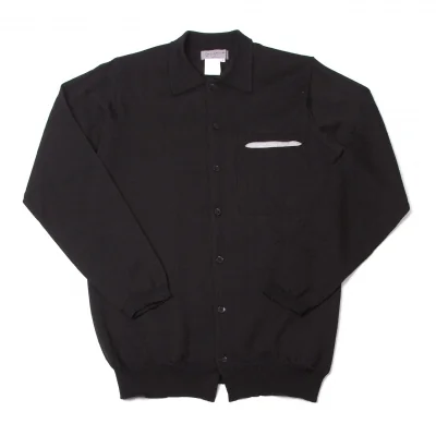 ヨウジヤマモト プールオムYohji Yamamoto POUR HOMME ウールニットシャツ