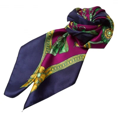 グッチGUCCI ブローチプリントスカーフ