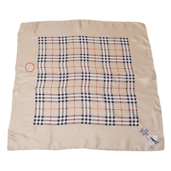 BURBERRY バーバリー シルクスカーフ スカーフ チェック柄