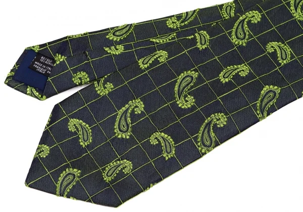 【SALE】ケンゾーKENZO ペイズリーネクタイ 紺玉虫色 K-58782_003