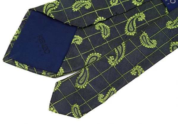 【SALE】ケンゾーKENZO ペイズリーネクタイ 紺玉虫色 K-58782_005