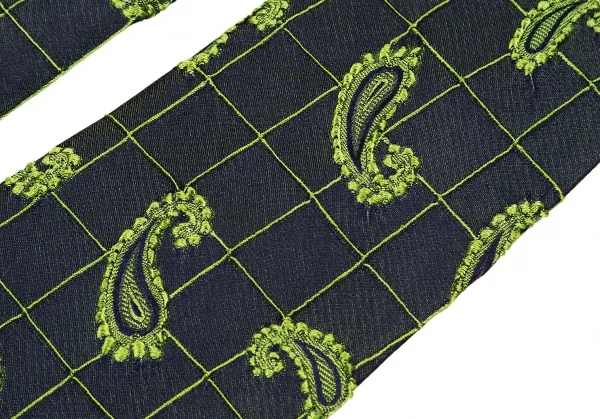 【SALE】ケンゾーKENZO ペイズリーネクタイ 紺玉虫色 K-58782_006