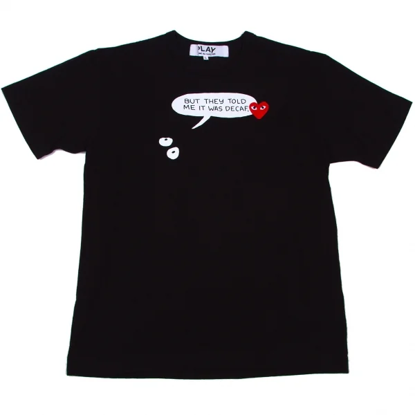 PLAY COMME des GARCONS Life in Hell T Shirt Black L K-58813_001