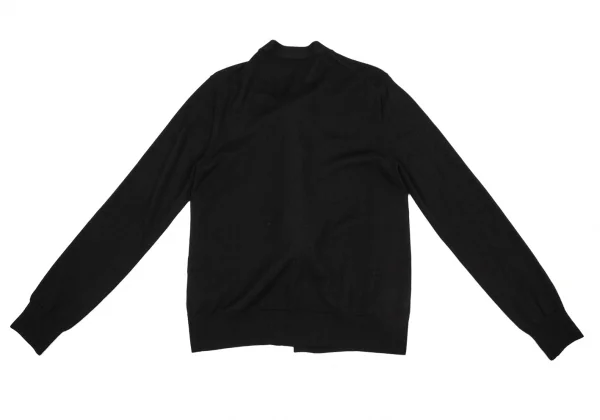 【SALE】ブラック コムデギャルソンBLACK COMME des GARCONSウールボンボン装飾カーディガン 黒M K-59171_011