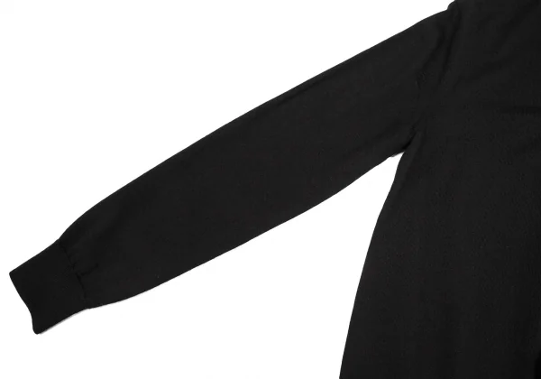 【SALE】ブラック コムデギャルソンBLACK COMME des GARCONSウールボンボン装飾カーディガン 黒M K-59171_006