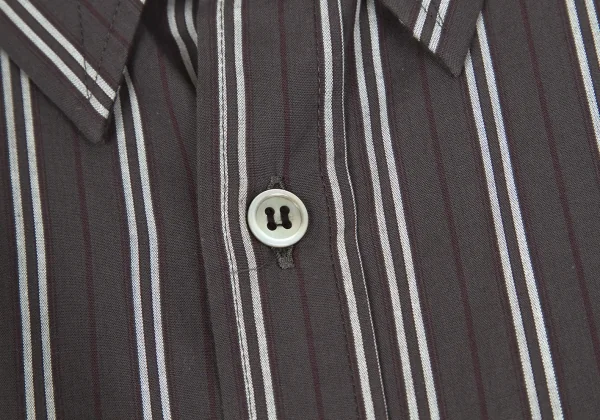 Y's Stripe Back Padding Long Sleeve Shirt K-59220_004