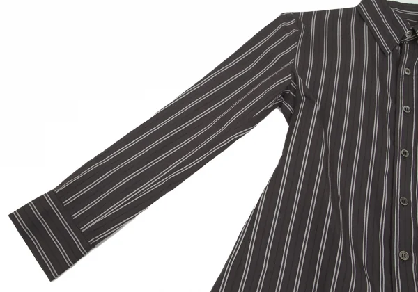 Y's Stripe Back Padding Long Sleeve Shirt K-59220_005