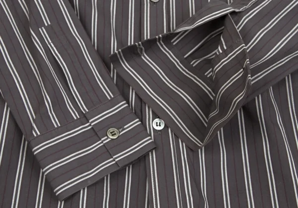 Y's Stripe Back Padding Long Sleeve Shirt K-59220_006