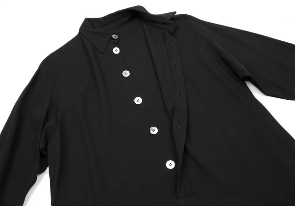 ワイズY's プルオーバーマキシシャツワンピース 黒M位 | DC