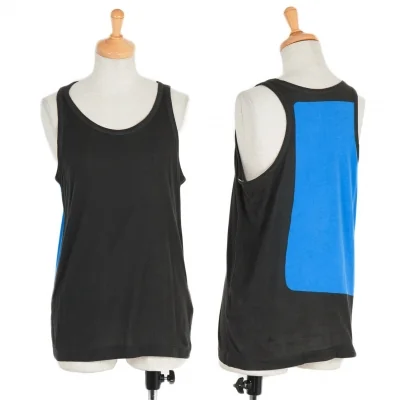 【SALE】ヨウジヤマモト ファムYohji Yamamoto FEMME カラーパネル切替タンクトップ