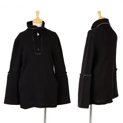 【SALE】ワイズY’s 袖切替フロントボタンニット