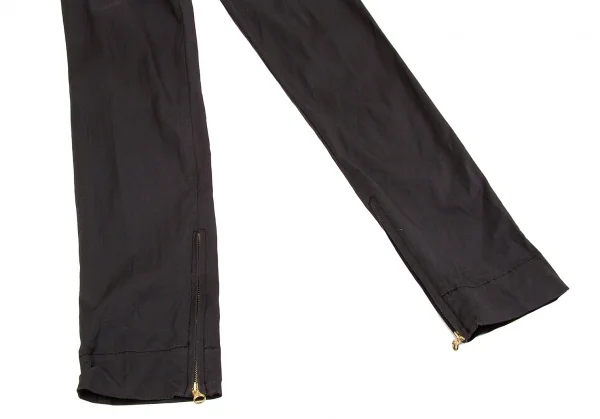 【SALE】シーバイクロエSEE BY CHLOE 裾ジップストレッチスリムパンツ 黒40 K-59507_006