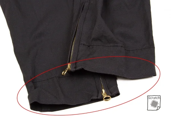 【SALE】シーバイクロエSEE BY CHLOE 裾ジップストレッチスリムパンツ 黒40 K-59507_007