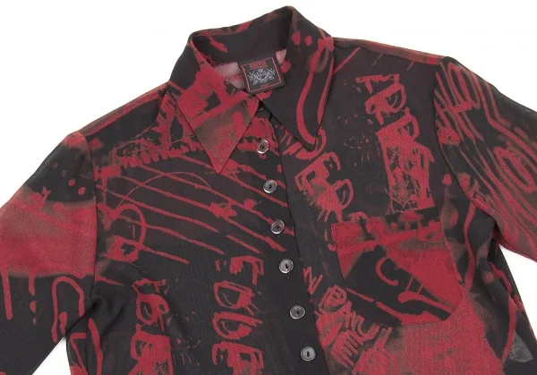 Jean Paul Gaultier 長袖シースルートップス 40 JeanPaulGaultier シースルートップス