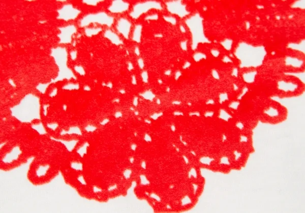 【SALE】タオ コムデギャルソンtao COMME des GARCONS 花柄切替Tシャツ 白赤M位 K-59611_003