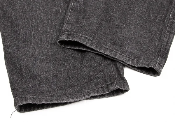 【SALE】レギュレーション ヨウジヤマモトメンREGULATION Yohji Yamamoto MEN ブラックデニムパンツ インディゴブラック2 K-59629_007