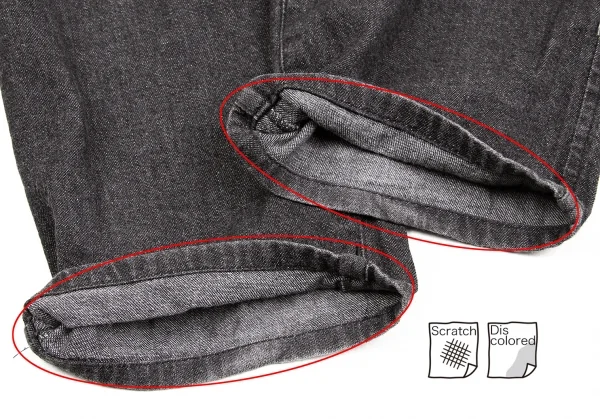 【SALE】レギュレーション ヨウジヤマモトメンREGULATION Yohji Yamamoto MEN ブラックデニムパンツ インディゴブラック2 K-59629_008