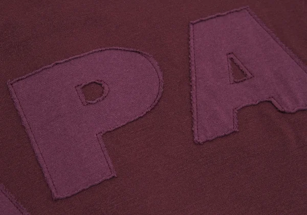 【SALE】パパスPapas アクリルレーヨンバックロゴハーフジップスウェット ボルドー50L K-59640_014