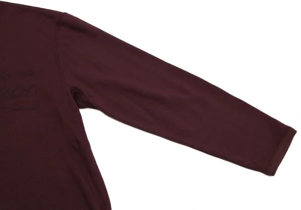 【SALE】パパスPapas アクリルレーヨンバックロゴハーフジップスウェット ボルドー50L K-59640_007