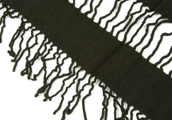 【SALE】リミフゥLIMI feu フリンジデザインストール カーキ K-59922_004