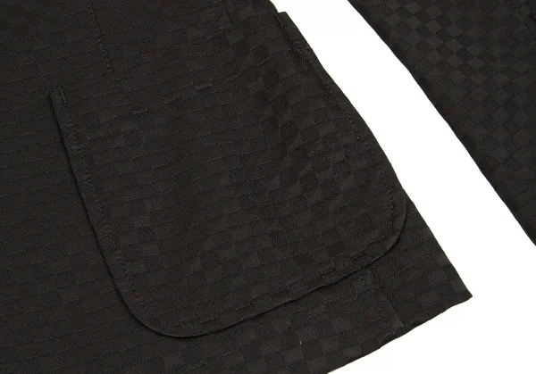 【SALE】ジュンヤワタナベ コムデギャルソンJUNYA WATANABE COMME des GARCONS チェッカーフラッグジャケット 黒S K-59947_012