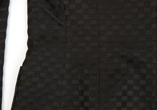 【SALE】ジュンヤワタナベ コムデギャルソンJUNYA WATANABE COMME des GARCONS チェッカーフラッグジャケット 黒S K-59947_015