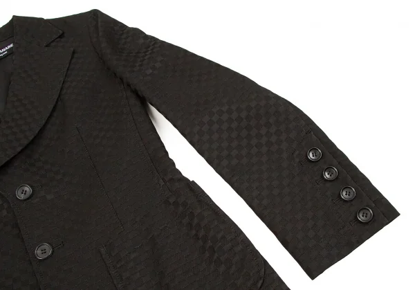 【SALE】ジュンヤワタナベ コムデギャルソンJUNYA WATANABE COMME des GARCONS チェッカーフラッグジャケット 黒S K-59947_007
