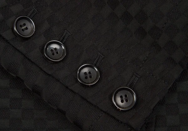 【SALE】ジュンヤワタナベ コムデギャルソンJUNYA WATANABE COMME des GARCONS チェッカーフラッグジャケット 黒S K-59947_009