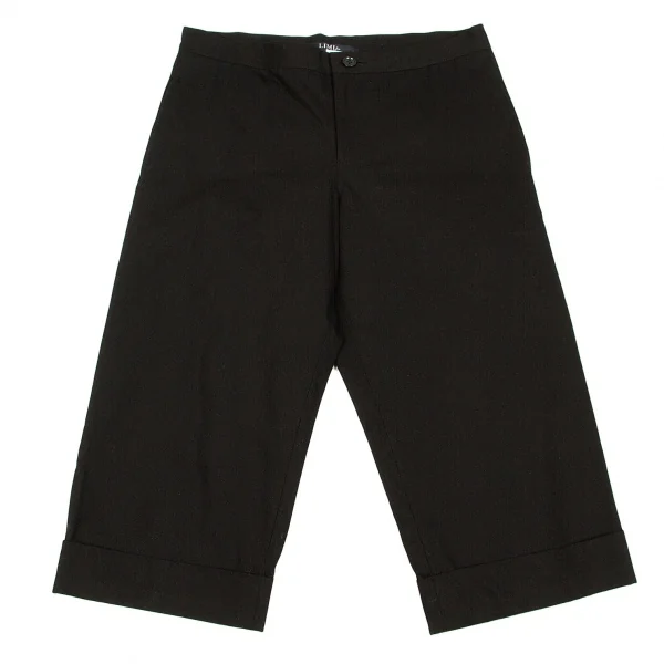 【SALE】リミフゥLIMI feu リボンポケットコットンショートパンツ 黒ピンクS K-59951_001