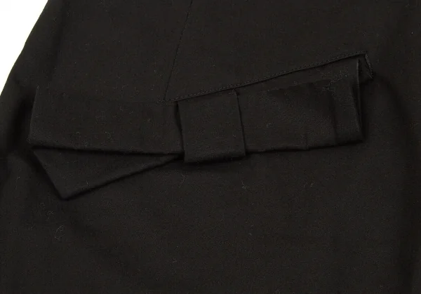 【SALE】リミフゥLIMI feu リボンポケットコットンショートパンツ 黒ピンクS K-59951_011